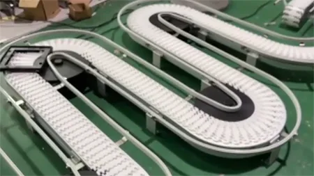 140mm Width Plastic Chain Conveyor