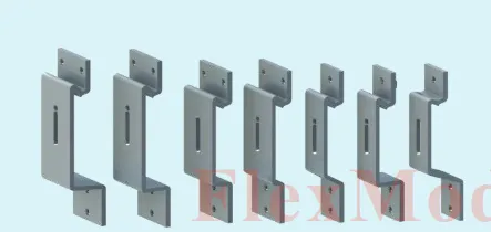 Braket penyangga balok konveyor