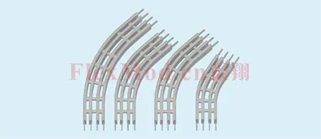Horizontal plain bends