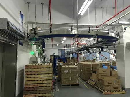 Aplikasi dari  spiral conveyor