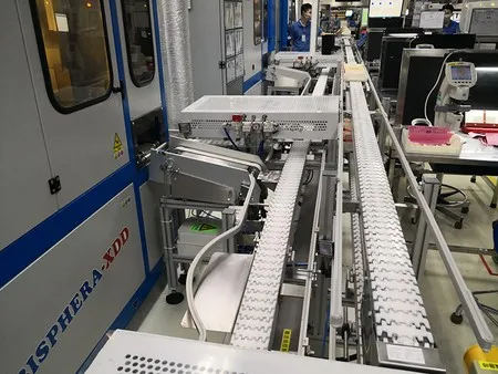 Aplikasi dari  roller conveyor system